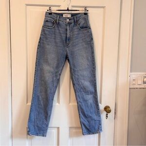 Abercrombie & Fitch Curve Love High Rise Women Jeans - Light Blue